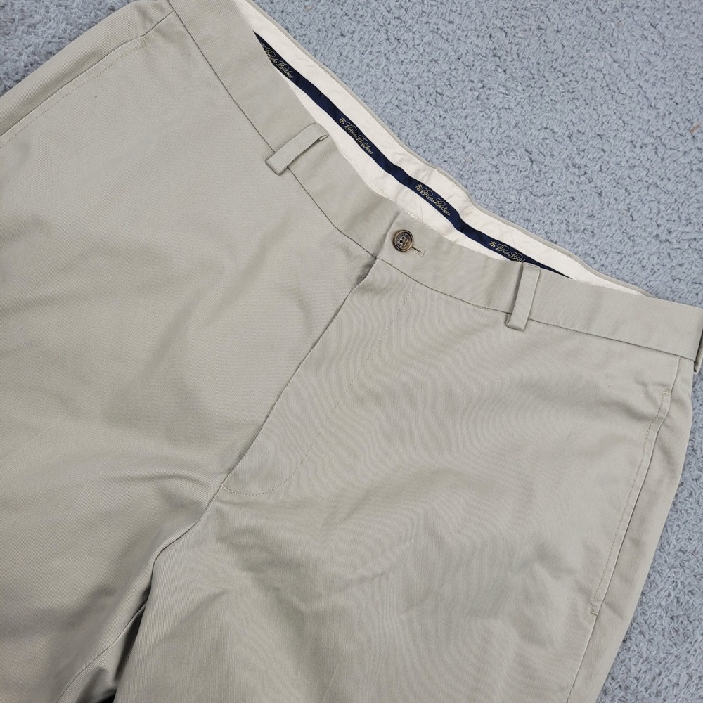 Brooks Brothers Advantage Chino Hudson Beige‎ Men's Pants Size 38x32 Cotton